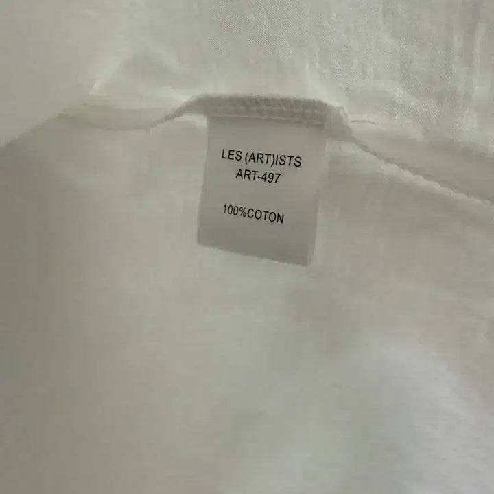 [BUNJANG] Numbering Print White T-shirt / 넘버링 프린트 반팔 티셔츠 화이트 95-슬림100