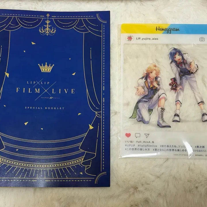 [SOLD OUT] 마지막)허니웍스립립10주년필름라이브블루레이유지로아이조liplip아크릴블록