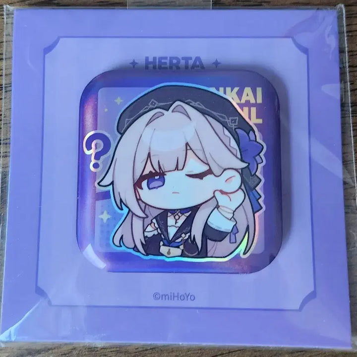 [SOLD OUT] 붕괴 스타레일 타이니캣 완매 아크릴 헤르타 캔뱃지