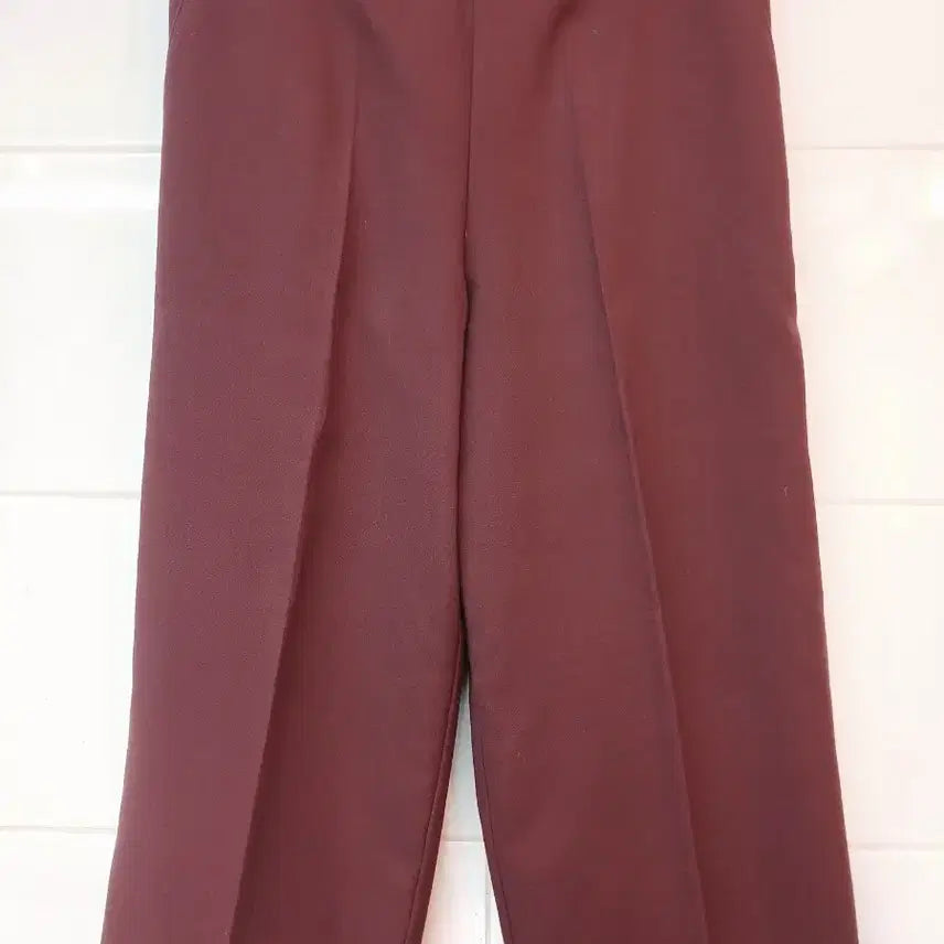 [BUNJANG] Muzak Burgundy Wide Pants / 무자크 와이드  팬츠 버건디 66