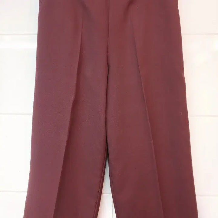 [BUNJANG] Muzak Burgundy Wide Pants / 무자크 와이드  팬츠 버건디 66