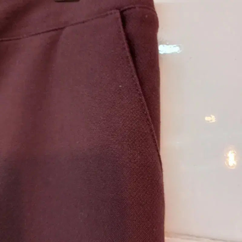 [BUNJANG] Muzak Burgundy Wide Pants / 무자크 와이드  팬츠 버건디 66