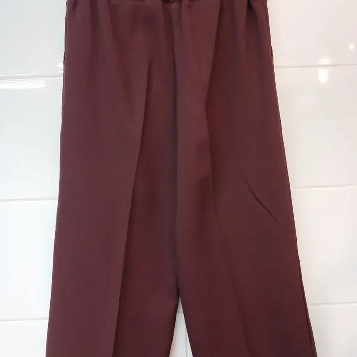[BUNJANG] Muzak Burgundy Wide Pants / 무자크 와이드  팬츠 버건디 66
