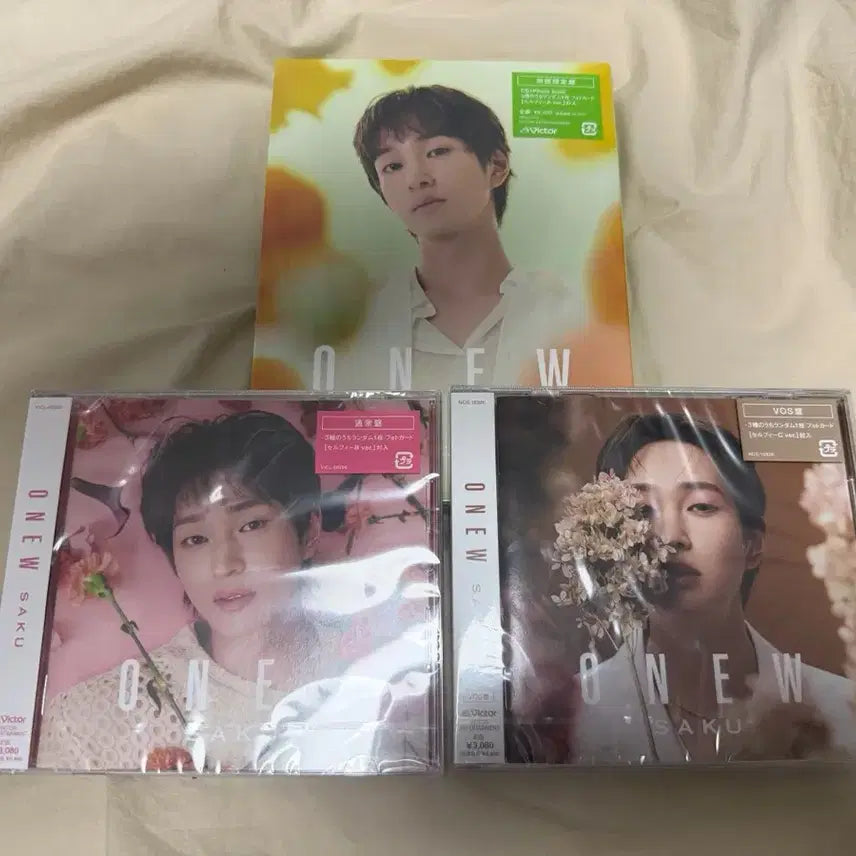 [BUNJANG] Onew Japan Album Saku Bundle Set / 온유 일본앨범 사쿠 미개봉 일괄양도(개별양도X)