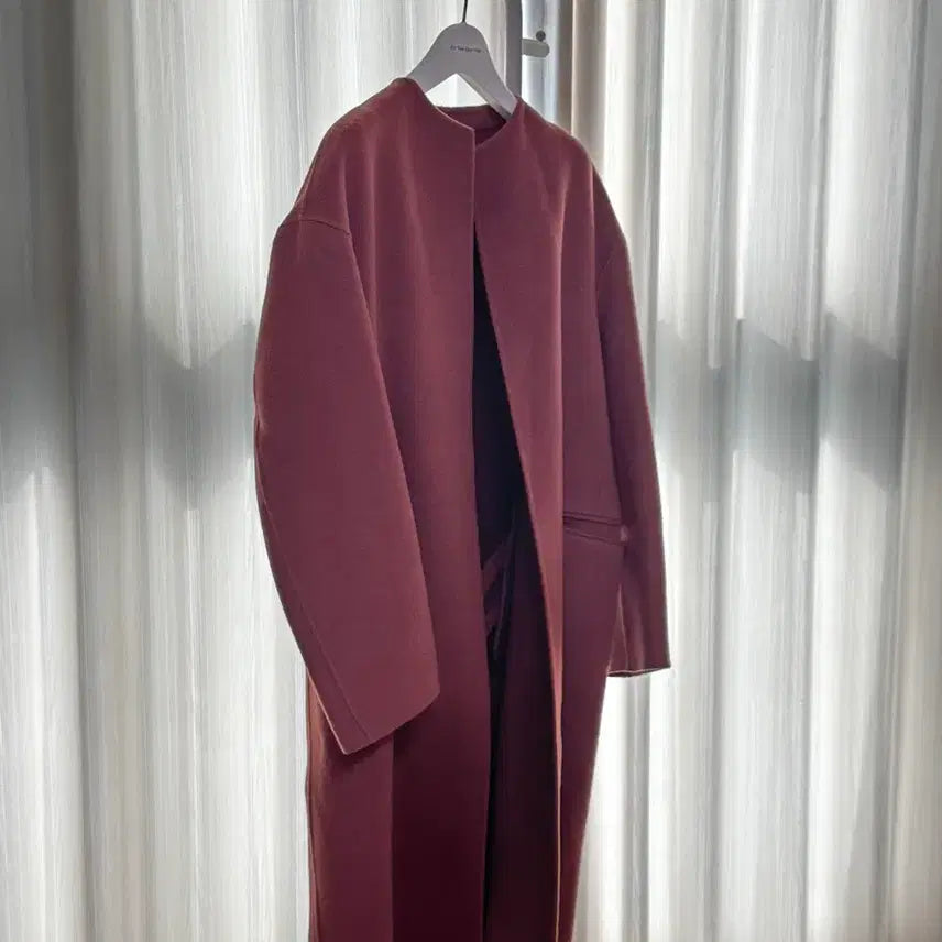 [BUNJANG] Nice Club No Collar Coat (Size 55/66) / 나이스클럽 노카라 코트 (사이즈 55 / 66까지 가능 )