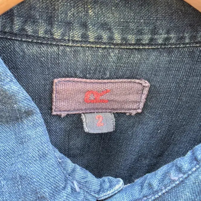 [BUNJANG] 45rpm Indigo Dyed Chambray Western Shirt / 45rpm (made in japan)