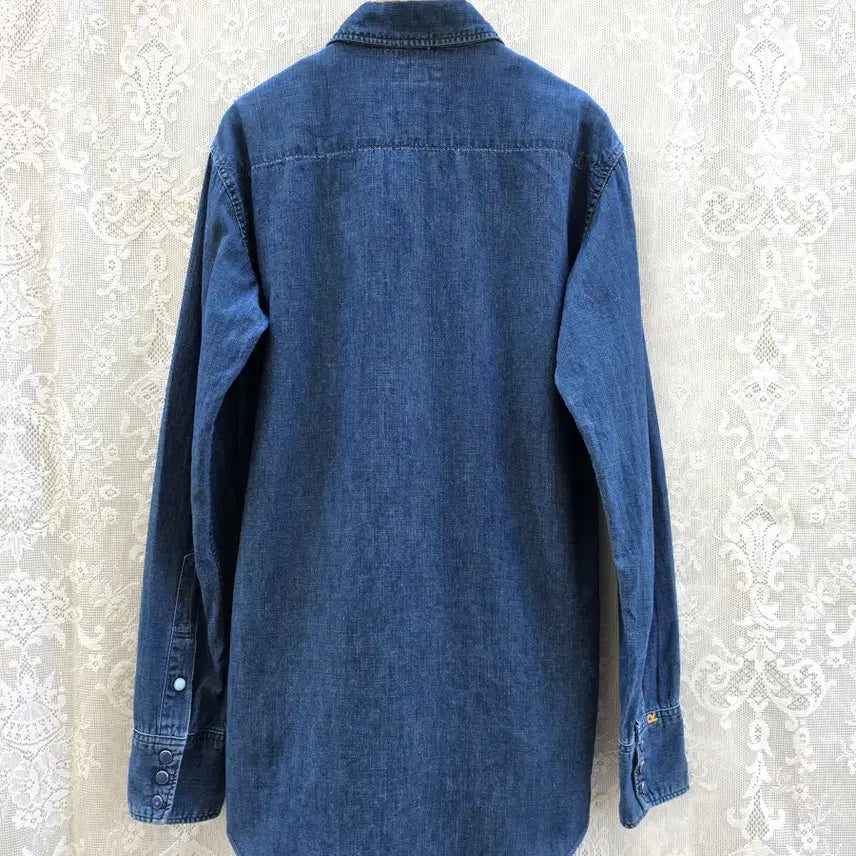 [BUNJANG] 45rpm Indigo Dyed Chambray Western Shirt / 45rpm (made in japan)