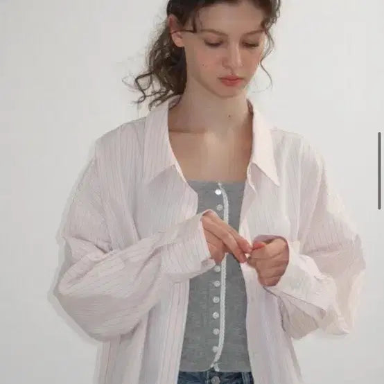 [SOLD OUT] 헤더먼트 balanced shirts 스트라이프셔츠