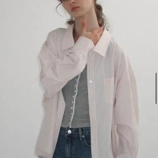 [SOLD OUT] 헤더먼트 balanced shirts 스트라이프셔츠