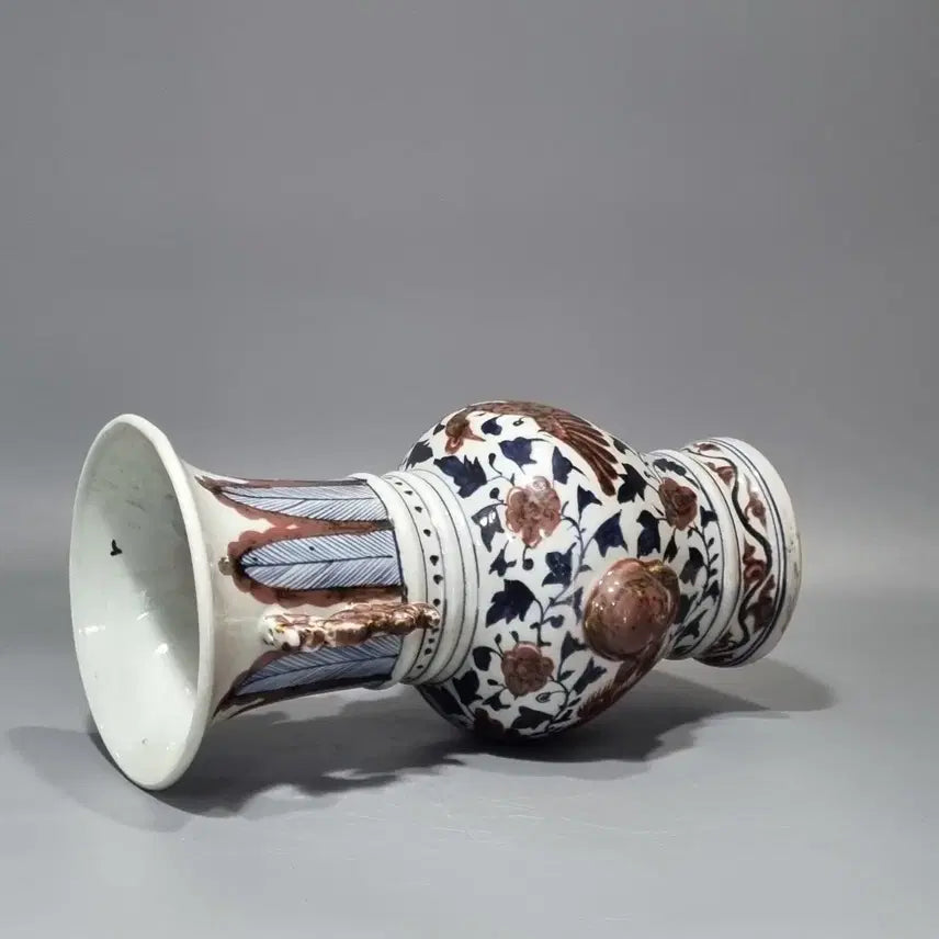 [BUNJANG] Celadon Porcelain Blue and White Vase / 도자기 화병 청화백자 조형 화병