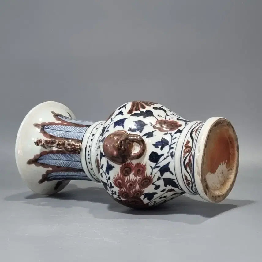 [BUNJANG] Celadon Porcelain Blue and White Vase / 도자기 화병 청화백자 조형 화병