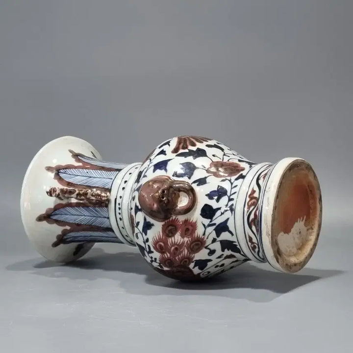 [BUNJANG] Celadon Porcelain Blue and White Vase / 도자기 화병 청화백자 조형 화병