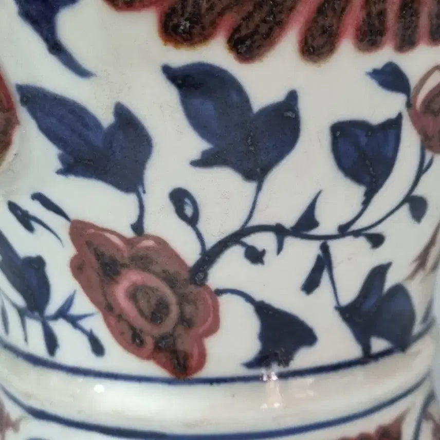 [BUNJANG] Celadon Porcelain Blue and White Vase / 도자기 화병 청화백자 조형 화병