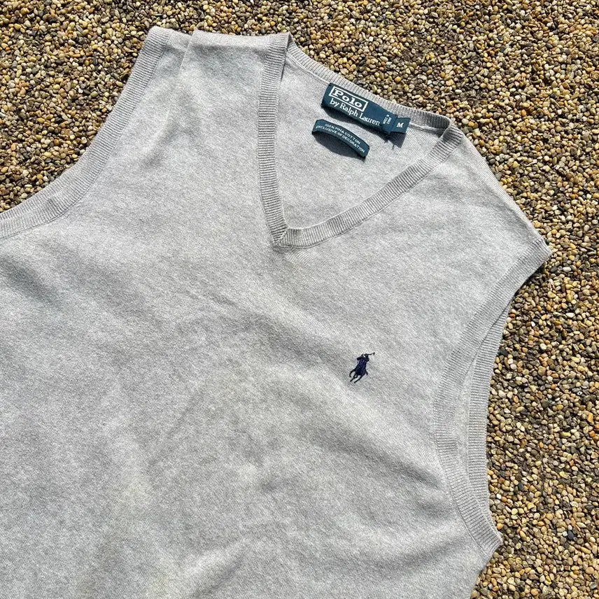 [BUNJANG] POLO Ralph Lauren V-Neck Knit Vest / 폴로(POLO RalphLauren)브이넥 니트 베스트