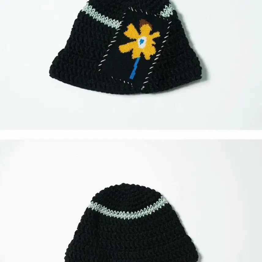 [BUNJANG] Misu A Barbe Flower Embroidered Beanie / 미수아바흐브 플라워 비니