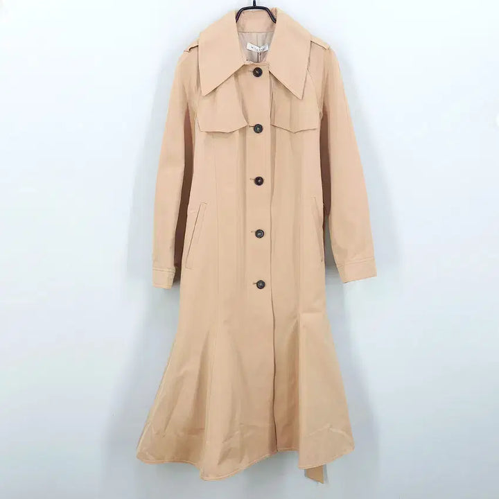 [SOLD OUT] 미샤 여성 춘추 벨트 트렌치코트 살구베이지85 (HU43428)