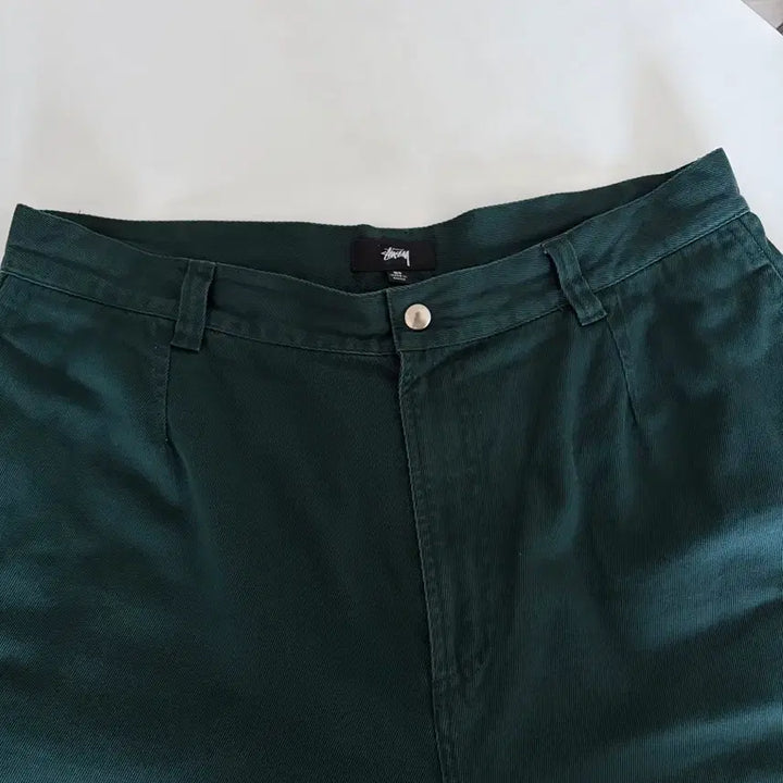 [BUNJANG] Stussy Work Gear Twill Trousers - 34 Deep Green / 스투시 워크기어 트윌 트라우저 34 딥그린
