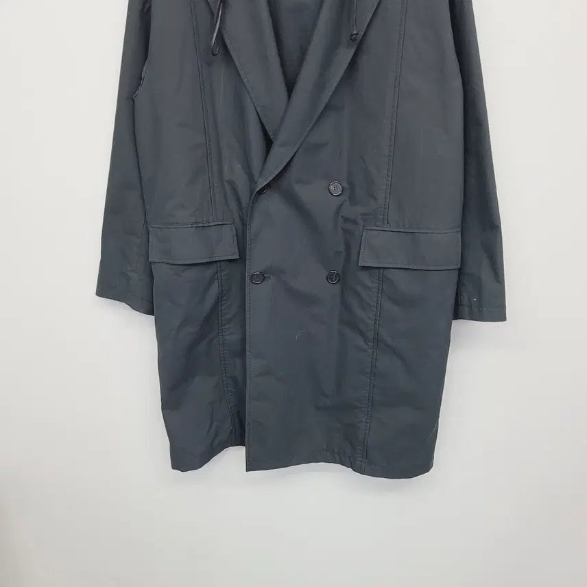 [BUNJANG] Juun.J 21SS Detachable Hood Black Trench Coat / [46] 준지(Juun.J) 21SS 후드 탈착 블랙 트렌치 코트