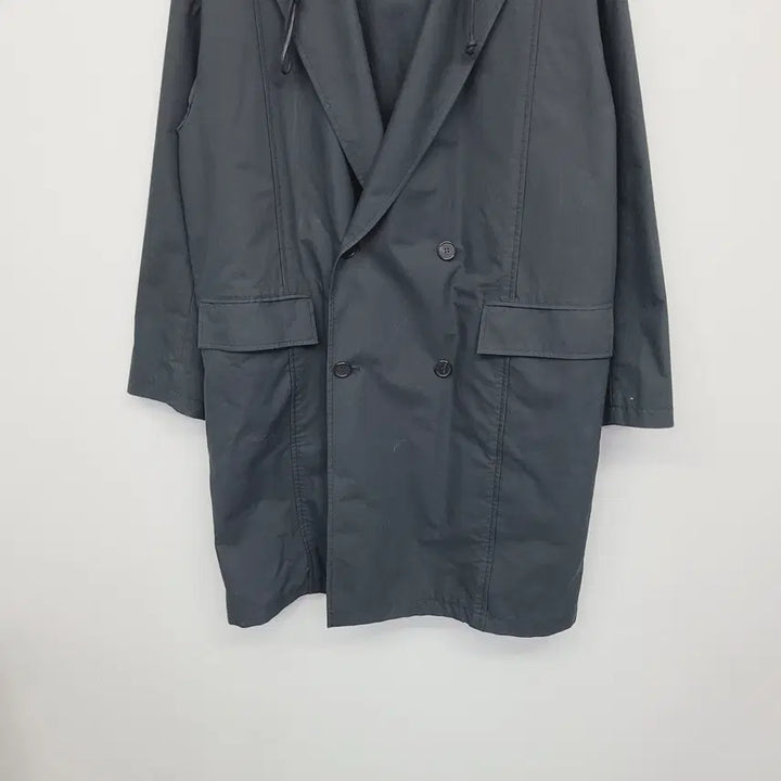 [BUNJANG] Juun.J 21SS Detachable Hood Black Trench Coat / [46] 준지(Juun.J) 21SS 후드 탈착 블랙 트렌치 코트