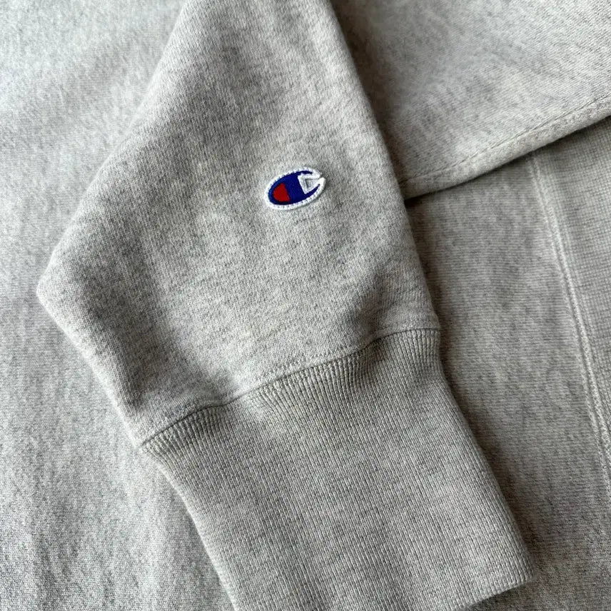 [BUNJANG] Champion Japan Reverse Weave Oatmeal Grey Sweatshirt XL / 챔피온 재팬 리버스위브 무지 그레이 오트밀 스웻셔츠 XL