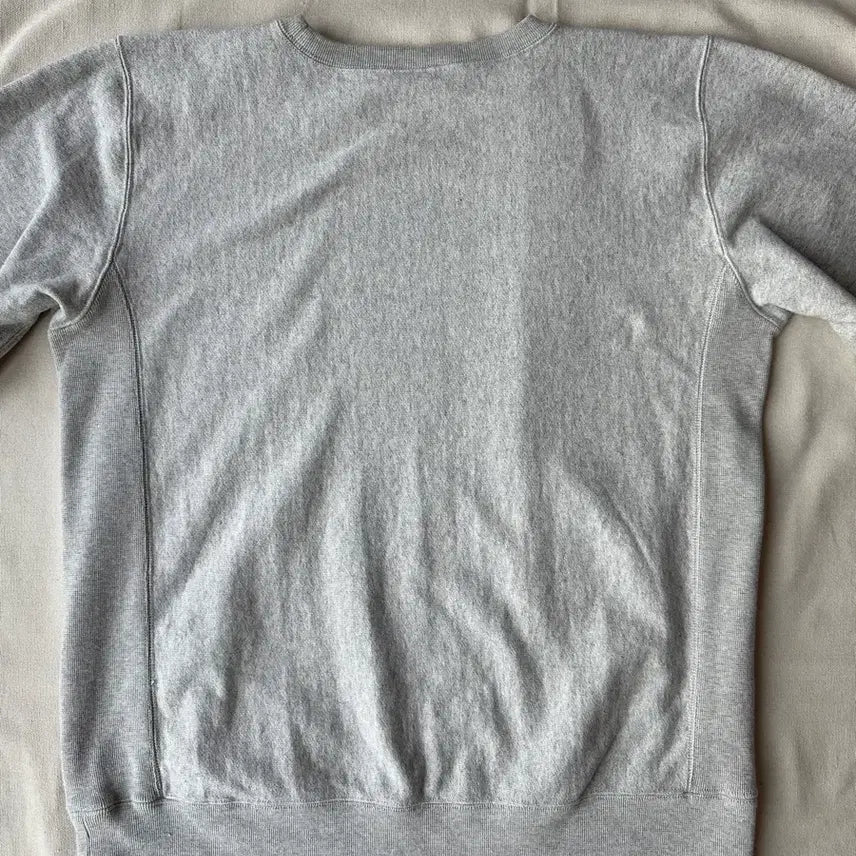 [BUNJANG] Champion Japan Reverse Weave Oatmeal Grey Sweatshirt XL / 챔피온 재팬 리버스위브 무지 그레이 오트밀 스웻셔츠 XL