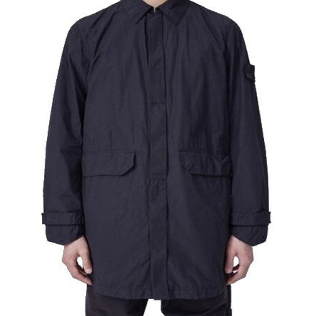 [BUNJANG] Stone Island Shadow Project Naslan Light Watro Mac Coat Black / [L] 스톤아일랜드 쉐도우 프로젝트 나슬란 라이트 와트로 맥코트 블랙