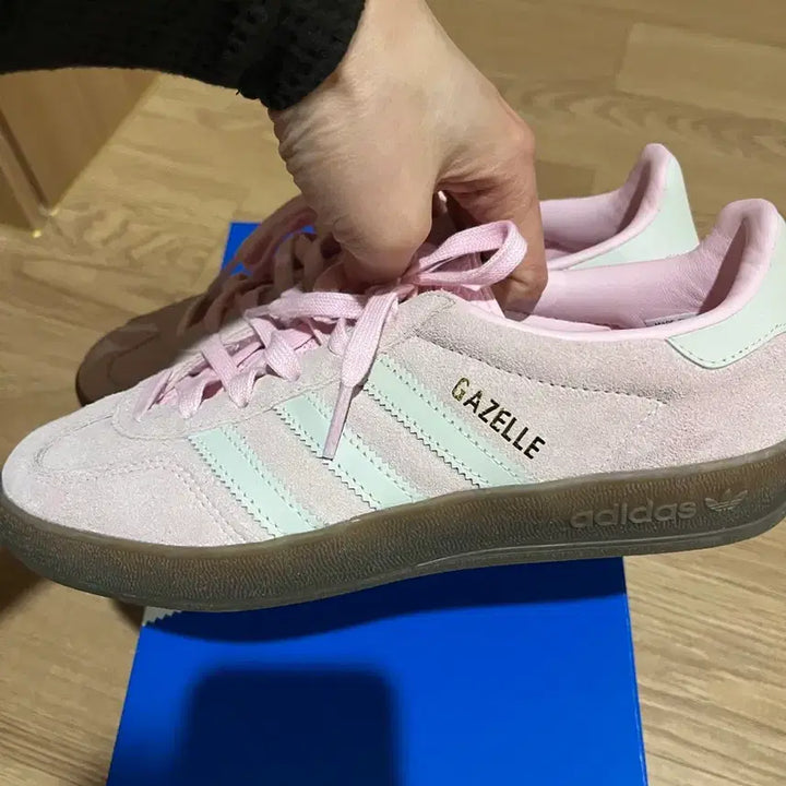 [BUNJANG] Adidas Gazelle Indoor Pink Sneakers / 아디다스 가젤 인도어 핑크 230