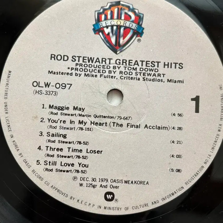 [BUNJANG] Rod Stewart Greatest Hits LP Vinyl Record / 로드 스튜어트 Greatest Hits LP 음반