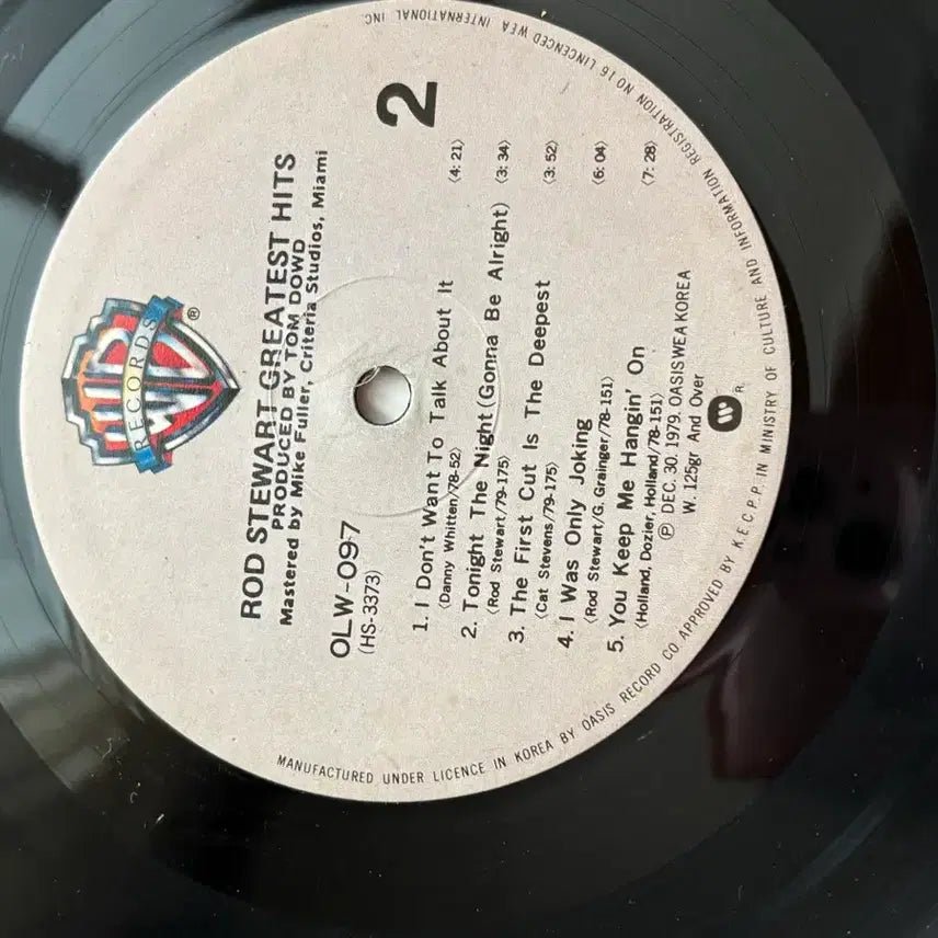 [BUNJANG] Rod Stewart Greatest Hits LP Vinyl Record / 로드 스튜어트 Greatest Hits LP 음반