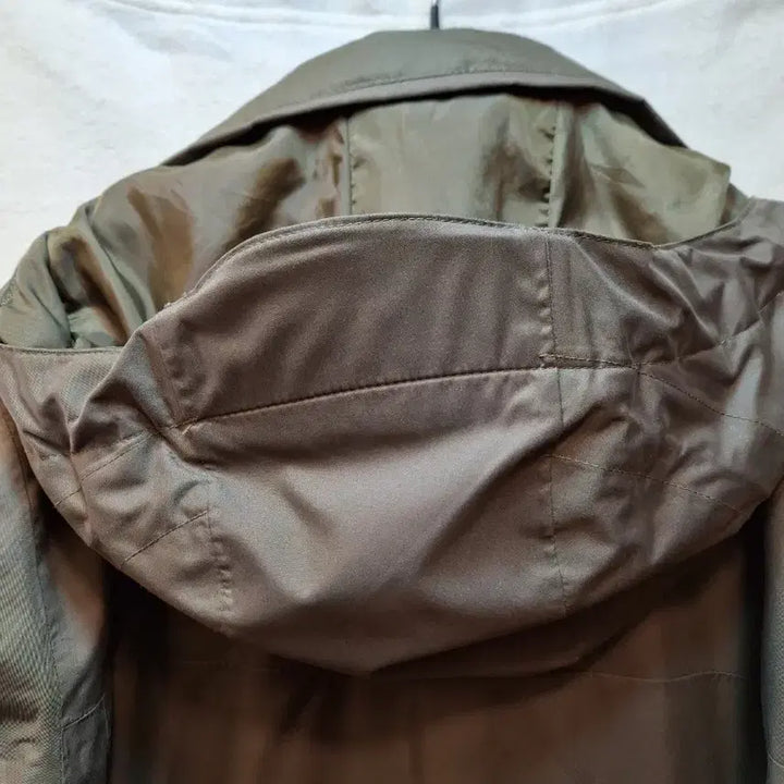 [BUNJANG] Adidas ClimaProof Khaki Hooded Windbreaker Jacket / 아디다스 clima proof 카키색 후드 바람막이 점퍼