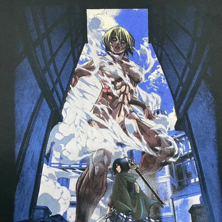 [BUNJANG] Attack on Titan Official Anime T-Shirt / 진격의거인 오피셜 애니메이션 티셔츠