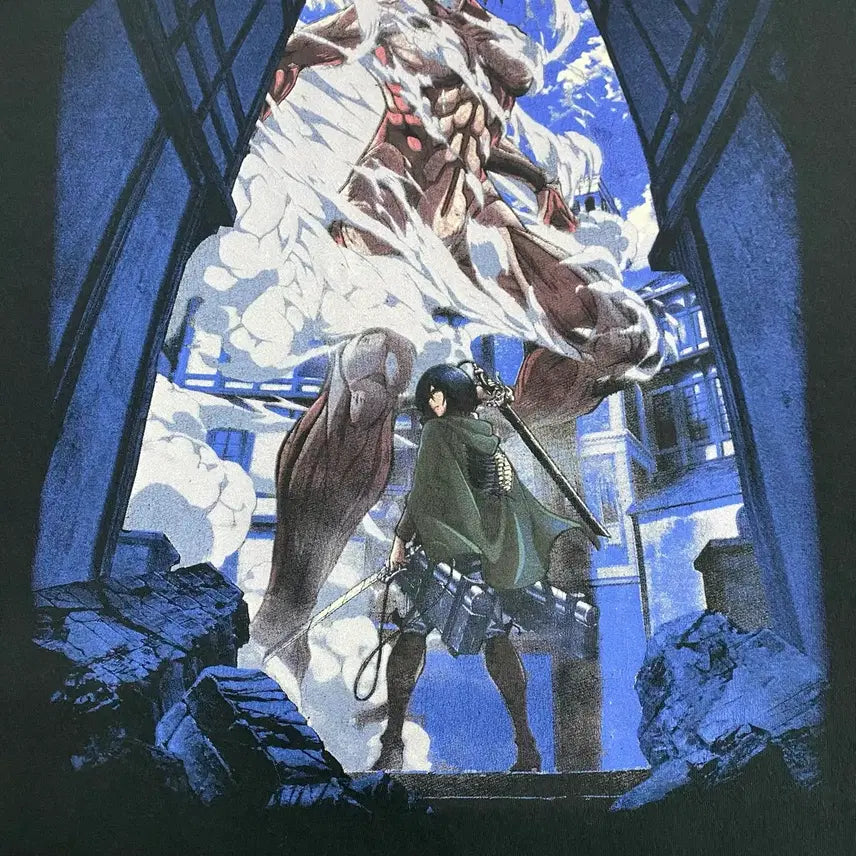 [BUNJANG] Attack on Titan Official Anime T-Shirt / 진격의거인 오피셜 애니메이션 티셔츠