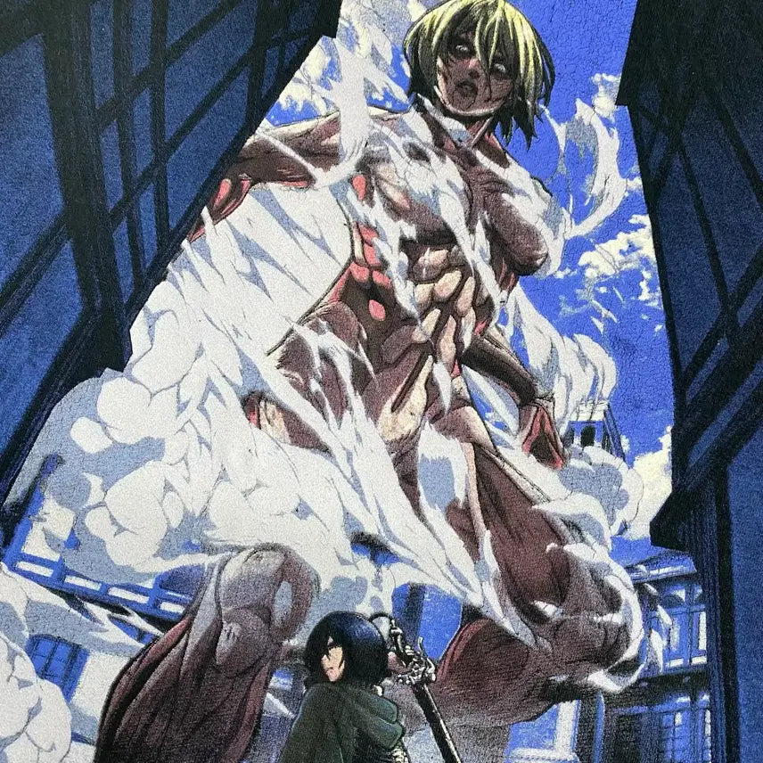 [BUNJANG] Attack on Titan Official Anime T-Shirt / 진격의거인 오피셜 애니메이션 티셔츠
