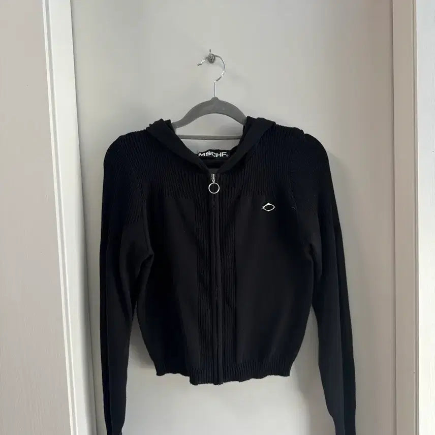 [BUNJANG] Mischief Rhombus Knit Hoodie Zip-up / 미스치프 롬버스 니트 후드집업