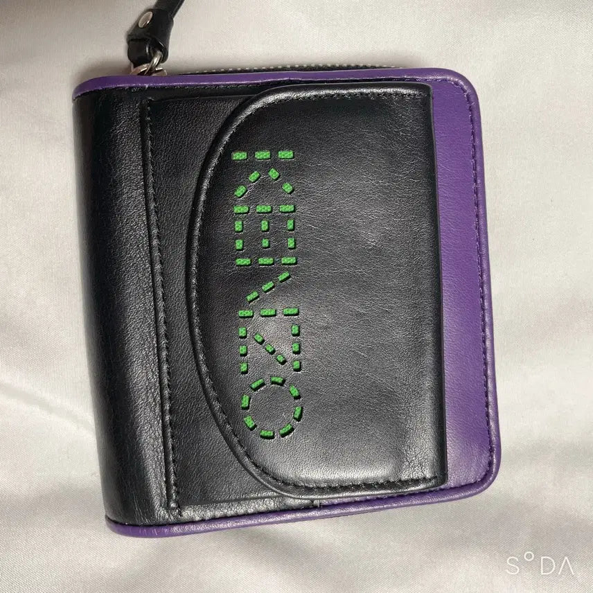 [SOLD OUT] KENZO 겐조 블랙/퍼플 반지갑