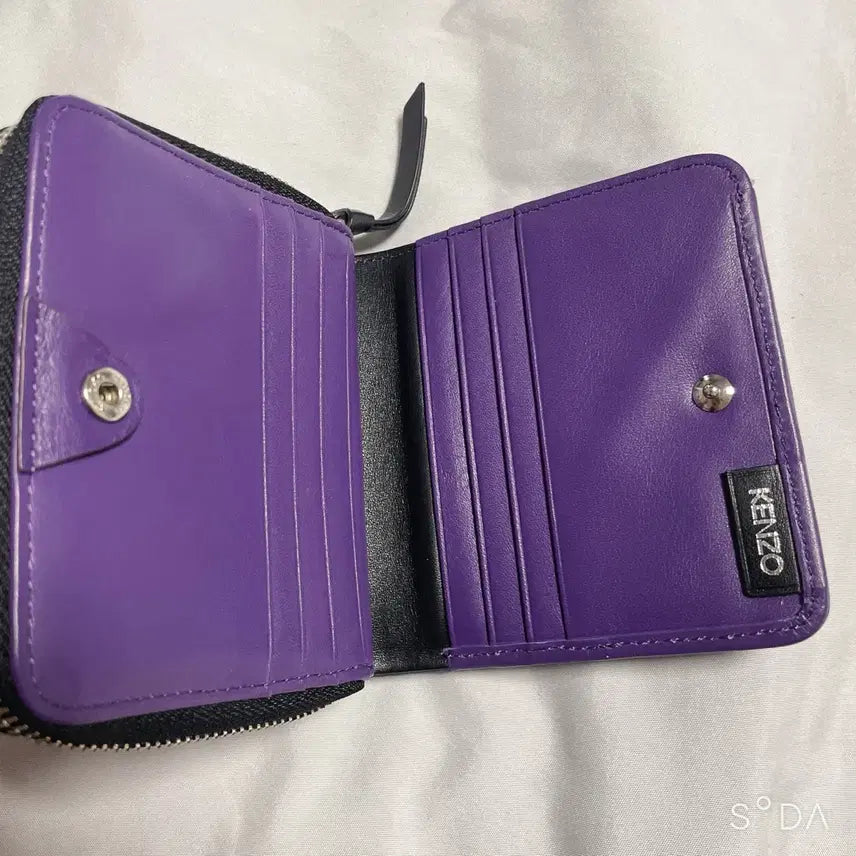 [SOLD OUT] KENZO 겐조 블랙/퍼플 반지갑