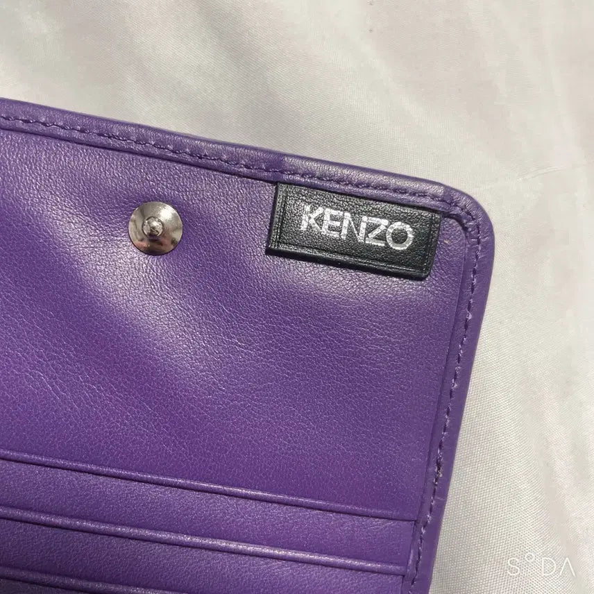 [SOLD OUT] KENZO 겐조 블랙/퍼플 반지갑