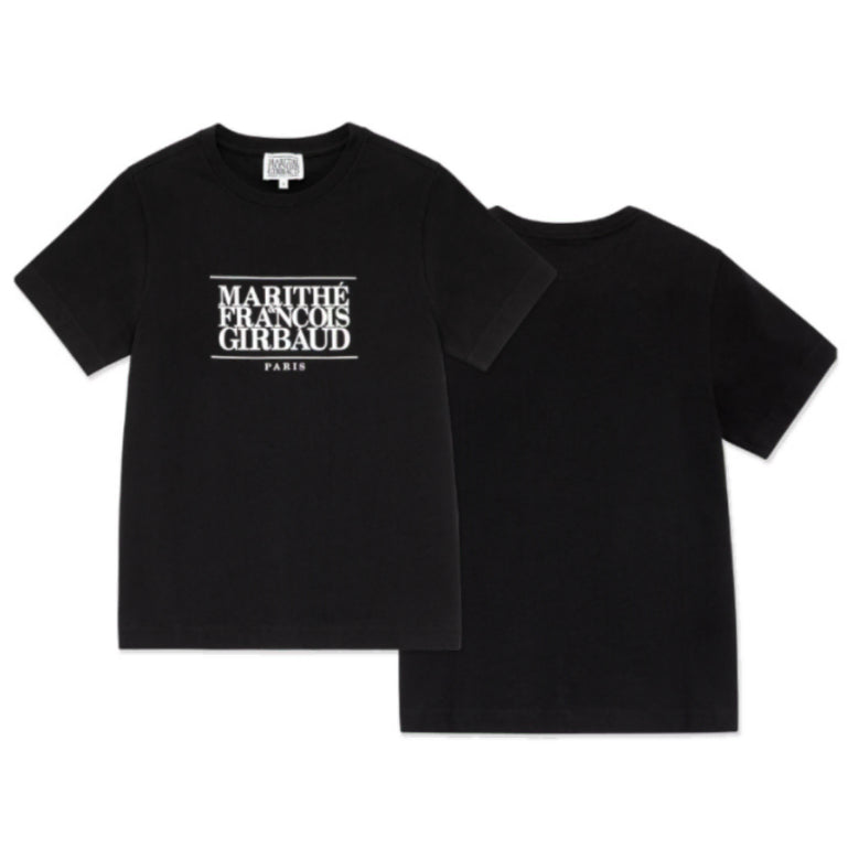 [BUNJANG] Marithe Marie W Classic Logo T-shirt Black (Women&