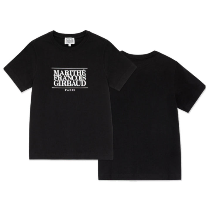 [BUNJANG] Marithe Marie W Classic Logo T-shirt Black (Women&