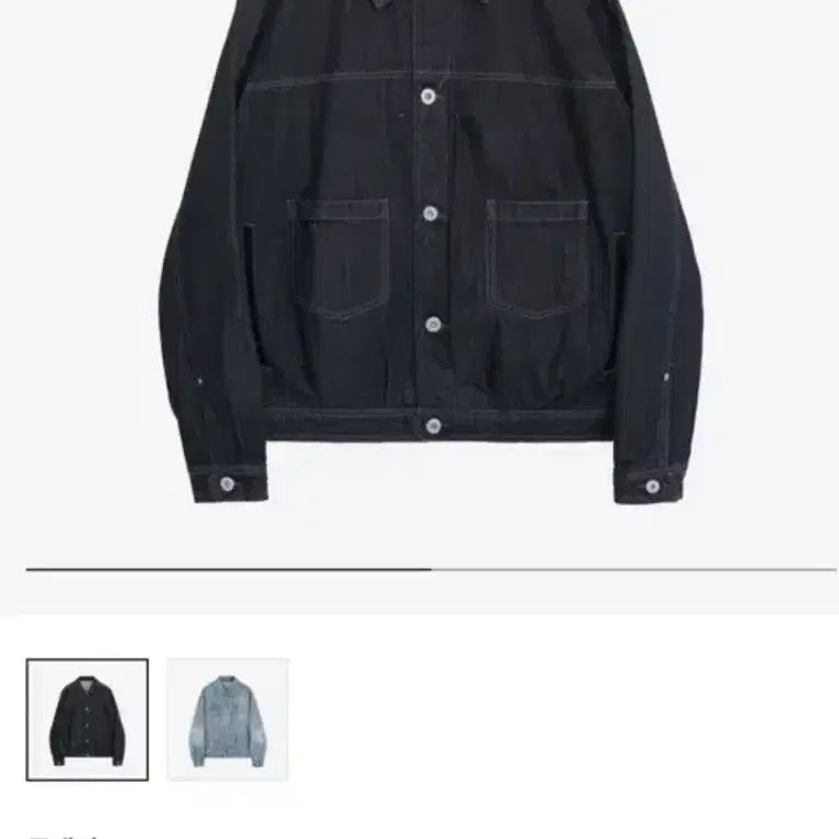 [BUNJANG] Polytelu Denim Trucker Jacket Indigo / (2) 폴리테루 / 데님 트러커 자켓 / 인디고