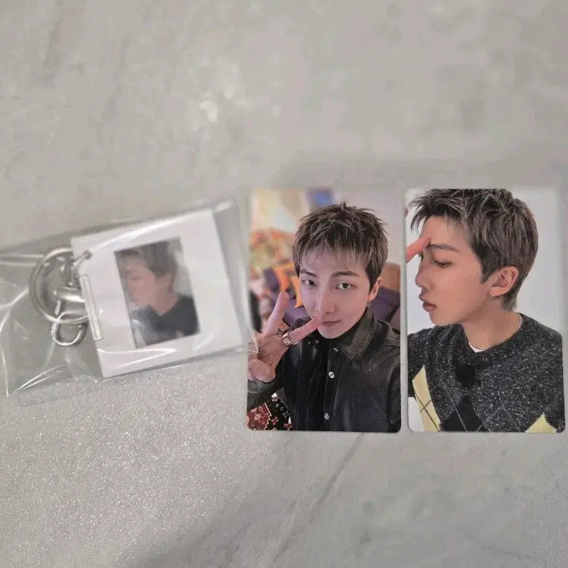 [BUNJANG] BTS RM Arirang Keyring Photocard Set / BTS 방탄소년단 아리랑 키링 포카 세트 준 RM