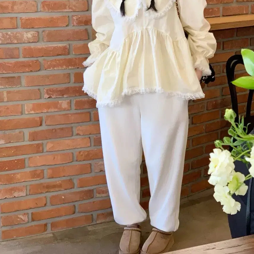 [BUNJANG] Byssiny PangPang Blouse Pale Yellow / [새상품] 바이씨니 제작 팡팡 블라우스 연노랑