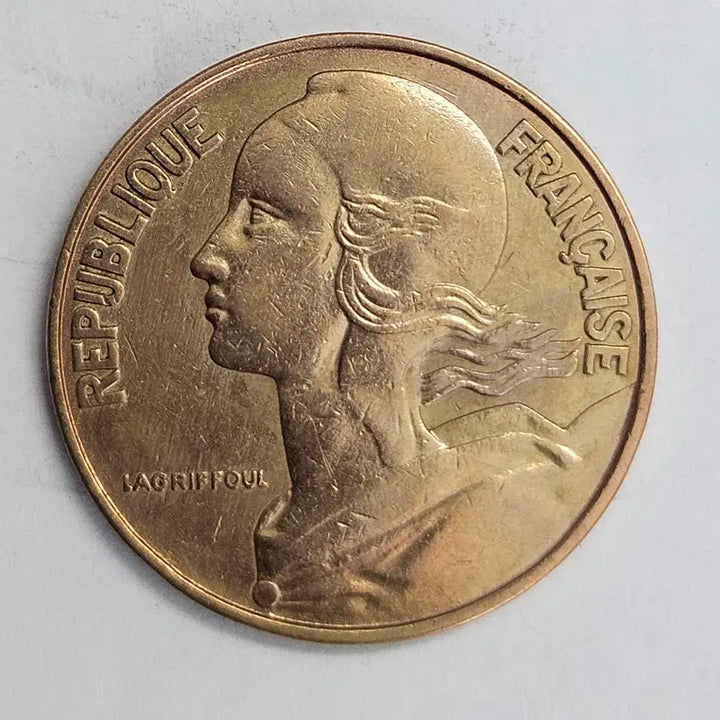 [BUNJANG] France 20 Centimes Coin (1964) / 1964년 프랑스 20상팀 동전  M1193