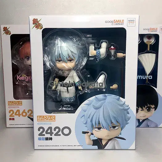 [BUNJANG] Gintama Nendoroid Gintoki, Shinpachi &amp; Kagura Bundle Set (Sealed) / 미개봉 은혼 넨도로이드 긴토키&amp;신파치&amp;카구라 판매합니다.