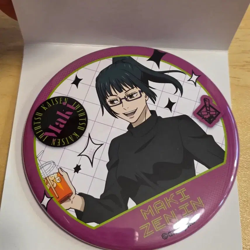 [BUNJANG] Jujutsu Kaisen Maki Can Badge / 주술회전 마키 캔뱃지