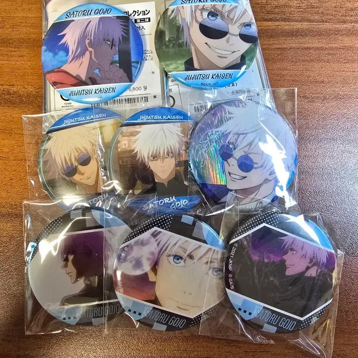 [BUNJANG] Jujutsu Kaisen Gojo Satoru Can Badge / 주술회전 회옥옥절, 극장판 고죠 캔뱃지 판매합니다