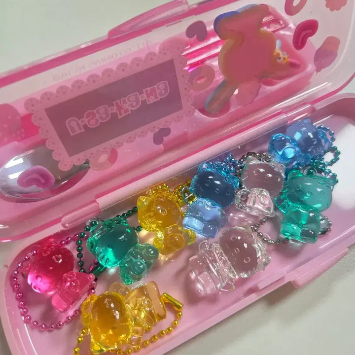 [BUNJANG] Vintage Usa-Hana Storage Box / 고전우사하나 수저통 필통 보관함