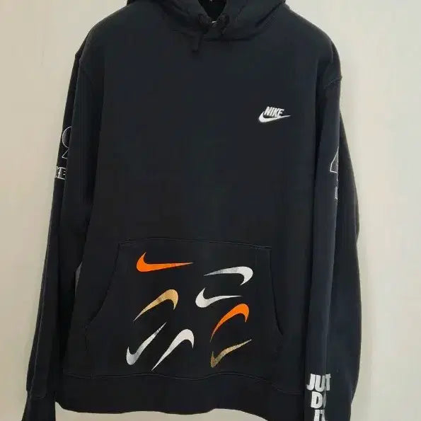 [BUNJANG] Nike Multi Swoosh Hoodie Black / 나이키 멀티 스우시 후드티 블랙!최상품!
