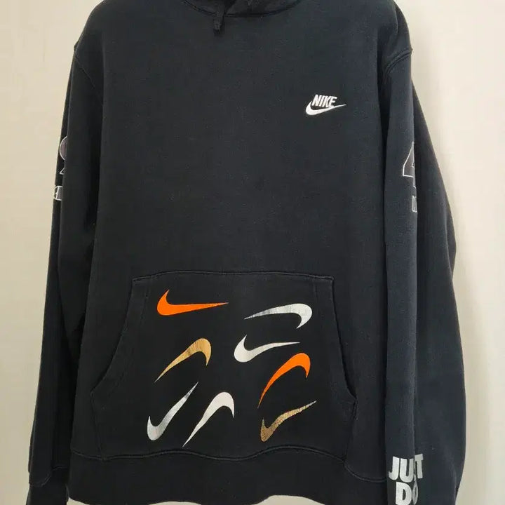 [BUNJANG] Nike Multi Swoosh Hoodie Black / 나이키 멀티 스우시 후드티 블랙!최상품!