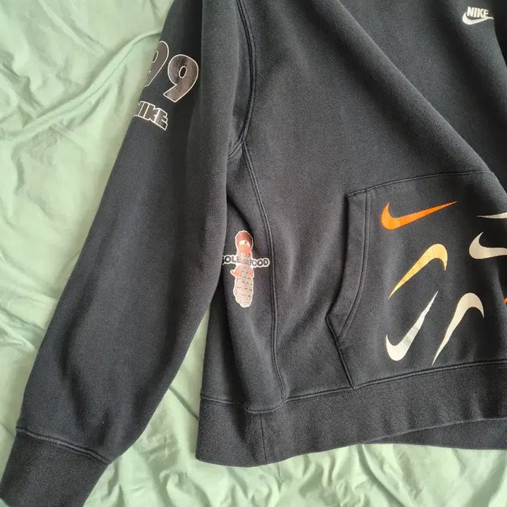 [BUNJANG] Nike Multi Swoosh Hoodie Black / 나이키 멀티 스우시 후드티 블랙!최상품!